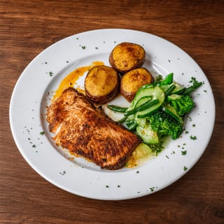 Baked Stuffed Salmon